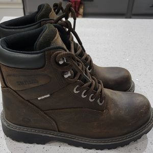 Wolverine steel toe boots women's